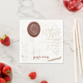 ラブレター結婚紙ナプキンセット スタンダードカクテルナプキン (インサイチュ)