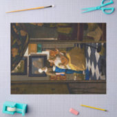 ラブレター1669年～1670年ヨハネス・フェルメール 薄葉紙 (クラフト)