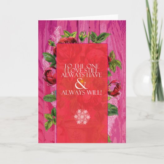 ラブレター – グリーティングカード (正面)