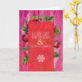 ラブレター – グリーティングカード (黄色い花)