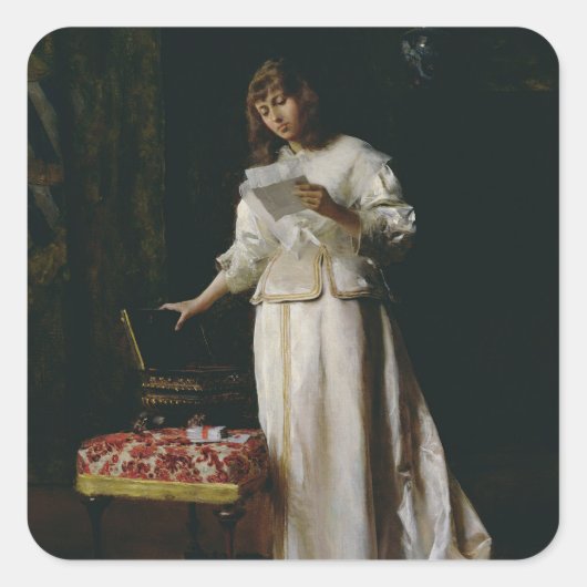 ラブレター スクエアシール (正面)