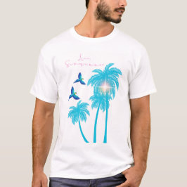 ラブレター デザイン - 愛、夏 xxoo tシャツ