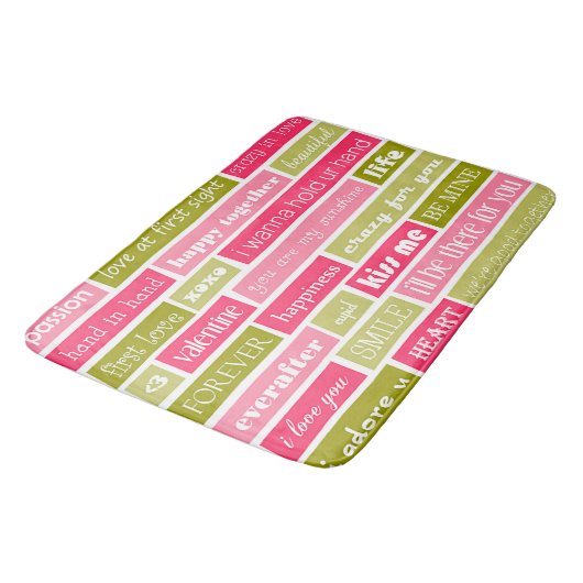 ラブレター バスマット (アングル)