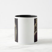 ラブレター、彼女の女中を持つ女性 マグカップ (中央)