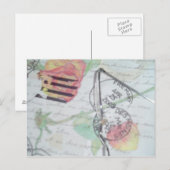 ラブレター – 消印 ポストカード (正面/裏面)