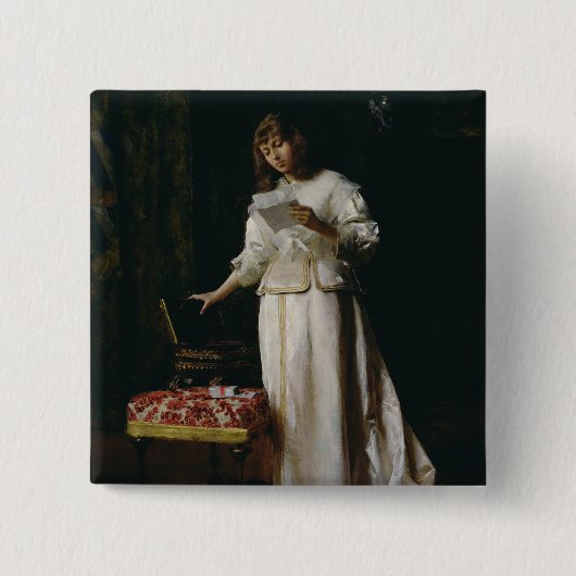 ラブレター 缶バッジ (正面)