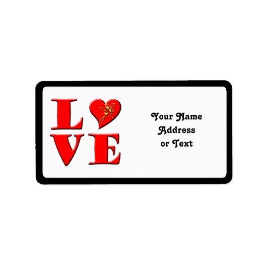 ラブレター(L♥VE) ラベル (正面)