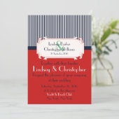 ラブレター nautical 結婚式招待状 招待状 (スタンド正面)