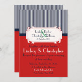 ラブレター nautical 結婚式招待状 招待状 (正面/裏面)