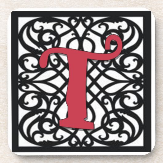 ラブレター"T" コースター (正面)