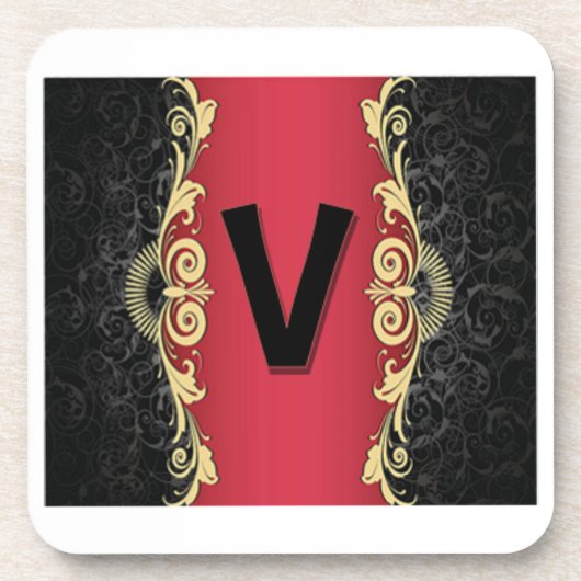ラブレター"V" コースター (正面)