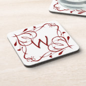 ラブレター「W」 コースター (左側)