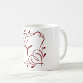 ラブレター"Y" コーヒーマグカップ (正面右)