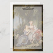 ラブレターbyフランソワ・ブーシェ 便箋 (正面/裏面)