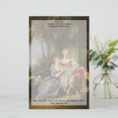 ラブレターbyフランソワ・ブーシェ 便箋 (スタンド正面)