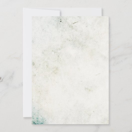 ラブレターMICRO結婚の手書き困窮 招待状 (裏面)