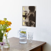 ラブレッはっきりしたト写真 箔ポスター (レイダウン (キッチン))