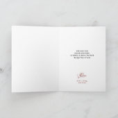 ラブレッドと金ゴールドコラージュ家族の送信 シーズンカード (内部)