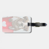 ラブレッドのブルドッグバケット2 ラゲッジタグ (裏面横)