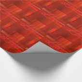 ラブレッドプレイドラッピング紙 ラッピングペーパー (コーナー)