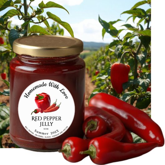 ラブレッドペッパーと自家製ゼリー夏202X ラウンドシール