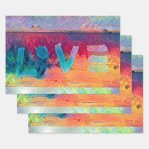 ラブレトロヒッパイブルーレッドオレンジボヘミアンカントリー