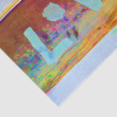 ラブレトロヒッピーブラウングリーンボヘミアンカントリーアート 薄葉紙 (詳細)