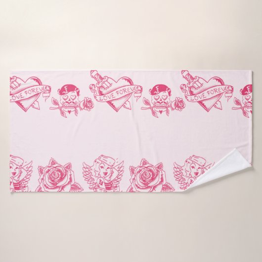 ラブレトロ バスタオルセット (バスタオル)