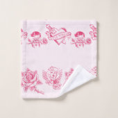 ラブレトロ バスタオルセット (ウォッシュタオル)