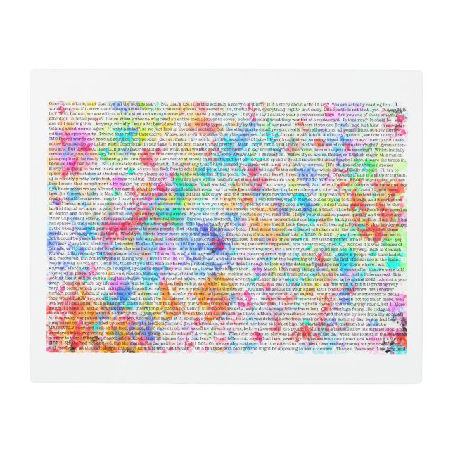 ラブレンカラフルグ メタルプリント (正面)