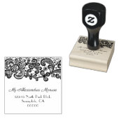 ラブレース差出人住所スタンプ ラバースタンプ (押印)