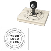 ラブロエレガントゴで手作りの手書き文字 ラバースタンプ (押印)