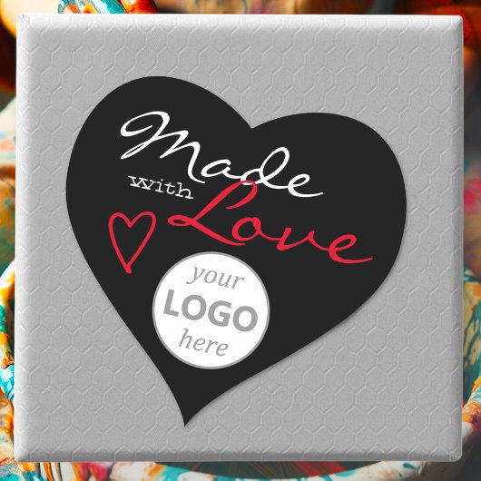 ラブロシンプルゴハートで作ったテンプレートの形 ハートシール