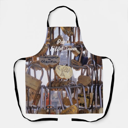 ラブロックとエッフェルタワー。パリ。フランス。 エプロン (正面)