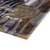 ラブロックとエッフェルタワー。パリ。フランス。 カッティングボード (角)