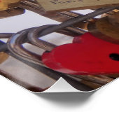 ラブロックとエッフェルタワー。パリ。フランス。ポステ ポスター (コーナー)