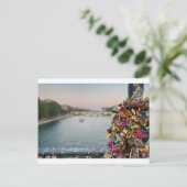 ラブロックとパリの素敵な夕べスカイ ポストカード (スタンド正面)