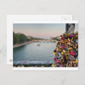 ラブロックとパリの素敵な夕べスカイ ポストカード (正面/裏面)