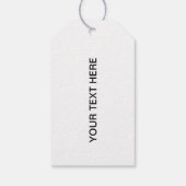 ラブロック付きカスタムウェディングギフトモノグラムのラベル ギフトタグ (裏面)