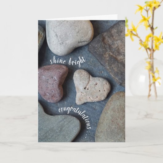 ラブロック輝く祝福 カード (黄色い花)