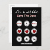 ラブロフェイクット日付のポストカードを保存 案内ポストカード (正面/裏面)