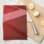 ラブロマンスレッドピンク キッチンタオル (四つ折り)