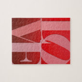 ラブロマンスレッドピンク ジグソーパズル (横)