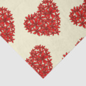 ラブロマンチックフローラ結婚ハートの記念日 薄葉紙 (詳細)