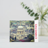 ラブロンドンXセントポール大聖堂 ポストカード (スタンド正面)