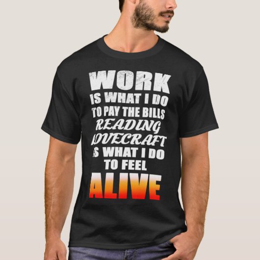 ラブロヴェクラフト Tシャツ (正面)