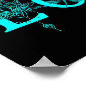 ラブロータムーンサンやる気を起こさせるトンフライで歩く ポスター (角)