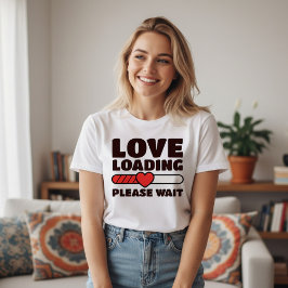 ラブロード中 - しばらくお待ちください - バレンタイン Tシャツ