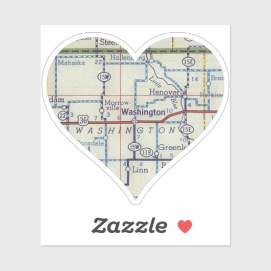 ラブワシントンカンザス シール (シート)