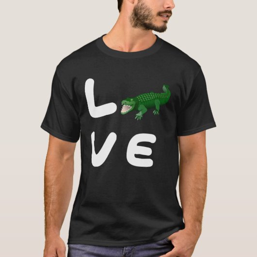 ラブワニ Tシャツ (正面)